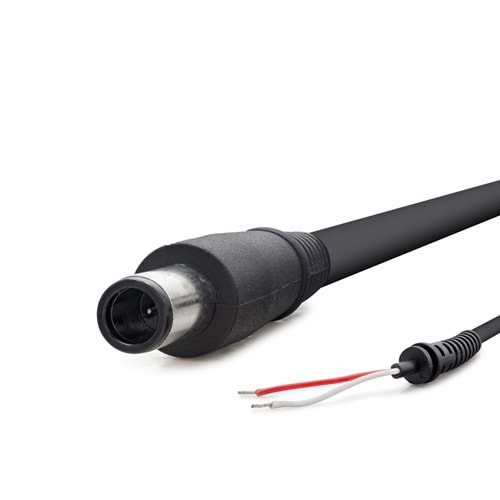 HADRON HDX5553 Laptop Adaptör DC Jack Kablosu 30–90W 7.4 x 5.0 mm HP / Compaq Uyumlu 1.2 m - Siyah