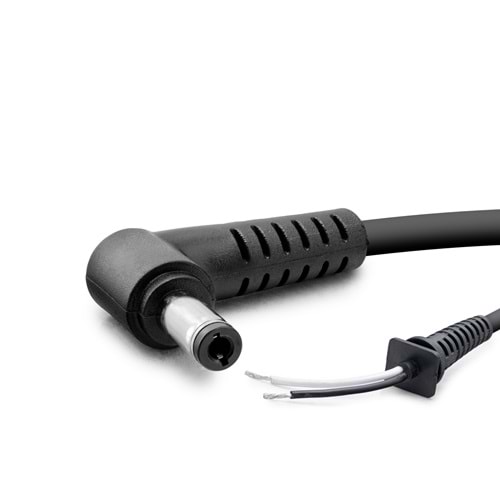 HADRON HDX5563 Laptop Adaptör DC Jack Kablosu 120–150W 5.5 x 2.5 mm L Tip Asus / Toshiba Uyumlu 1.2 m - Siyah