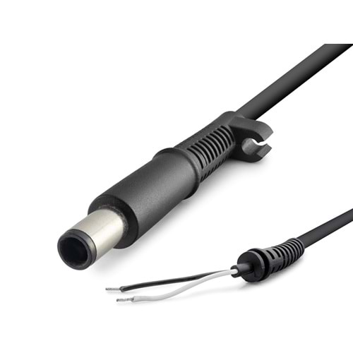 HADRON HDX5576 Laptop Adaptör DC Jack Kablosu 200W 7.4 x 5.0 mm HP Uyumlu 1.2 m - Siyah