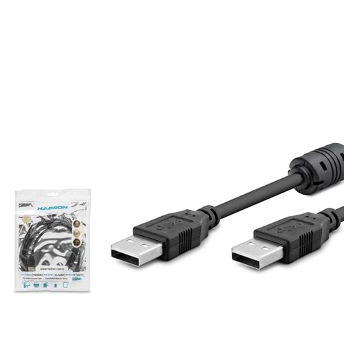 HADRON HDX7532 USB Kablo 1.5 m - Siyah