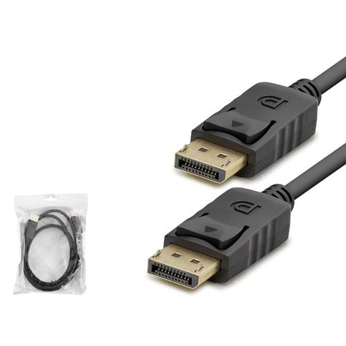 HADRON HDX7860 DisplayPort Kablo 8K 60 Hz 1.8 m - Siyah