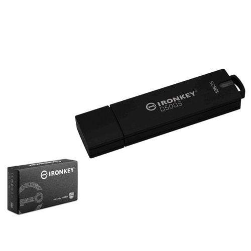 KINGSTON IKD500S-128GB D500S USB Flash Bellek 128 GB - Siyah