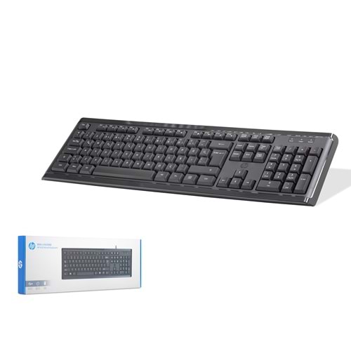 HP 6CB78PA K10 Multimedya Klavye USB - Siyah