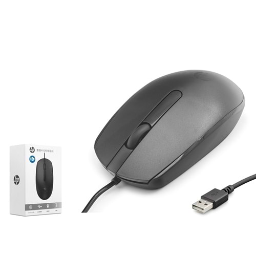 HP M10 Mouse Optik USB 1200 DPI - Siyah