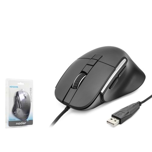 NODAR ND1209B Ofis Mouse 3600 DPI - Siyah