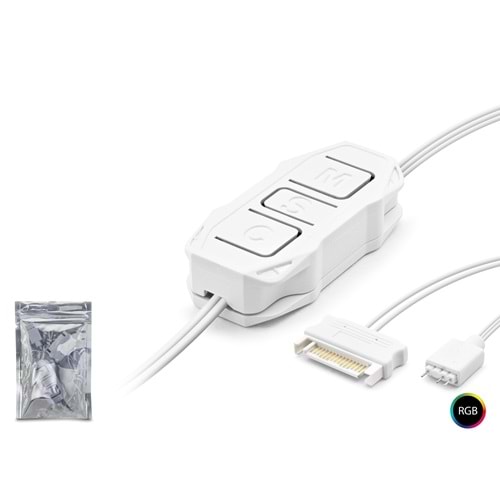 NODAR ND2804 Mini ARGB Fan Kontrolcüsü - Beyaz