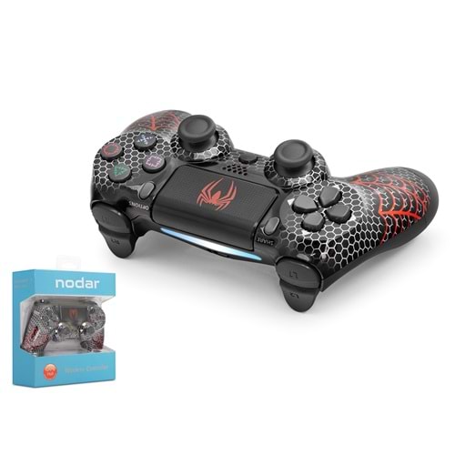 NODAR ND400V PS4 Uyumlu Kablosuz GamePad Oyun Kolu - Siyah Beyaz
