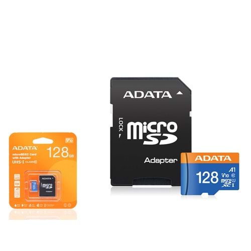 ADATA PREMIER128 Micro SD Hafıza Kartı 128 GB - Siyah