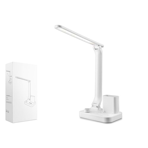 ELBA Q21-2 USB Şarjlı Masa Lambası - Beyaz