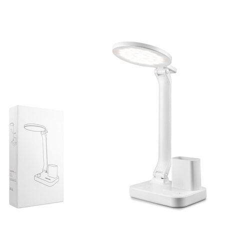 ELBA Q22-1 USB Şarjlı Masa Lambası - Beyaz