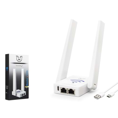 NONAP R316 WiFi Repeater Router Access Point 300 Mbps - Beyaz