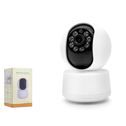 VENAS RX-5800AI Wi-Fi IP Bebek Kamerası 3MP iCSee PTZ Beyaz