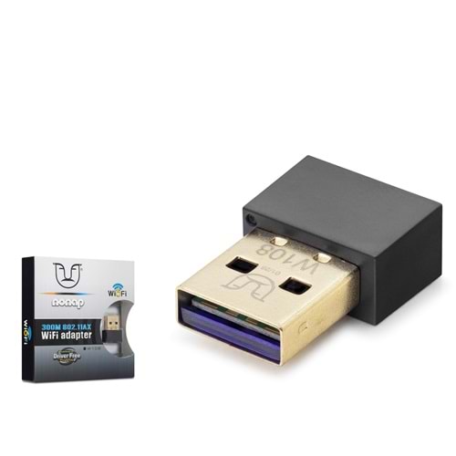 NONAP W108 USB WiFi Adaptör 300 Mbps - Siyah