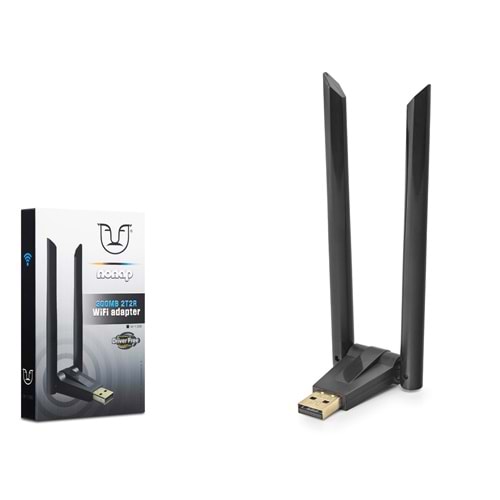 NONAP W136 USB WiFi Adaptör 300 Mbps Dahua DVR Uyumlu - Siyah