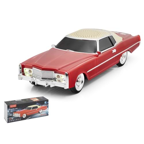 WSTER WS1966 Bluetooth Hoparlör FM Antika Araba Tasarımlı