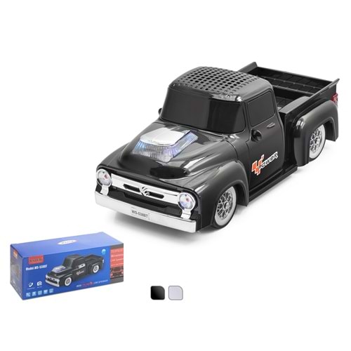 WSTER WS538BT Bluetooth Hoparlör FM Antika Pickup Tasarımlı