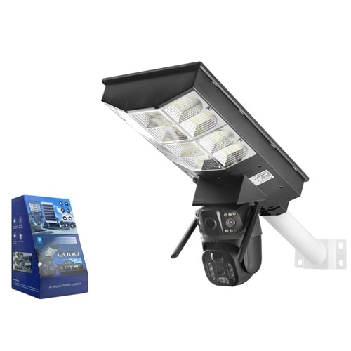 X5-Tech YT-80S Wi-Fi IP Kamera 2 × 2 MP 2.8 mm Lens Projektörlü V380 Siyah