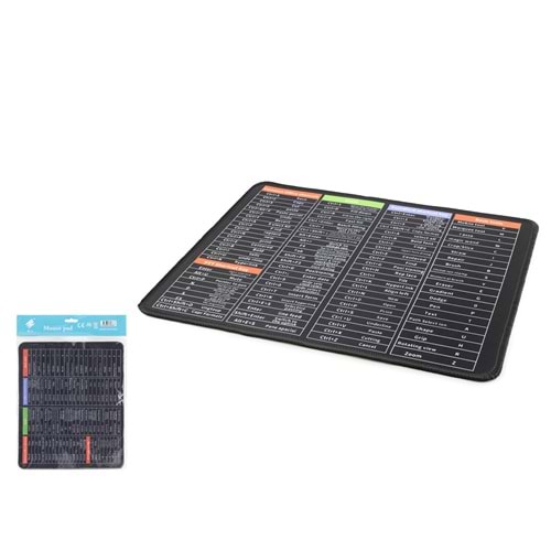 HADRON ZR1007 Mouse Pad 250 x 290 mm PC Kısayollar