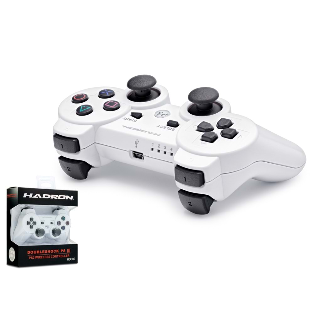 HADRON HD306B GamePad PS3 Uyumlu - Beyaz