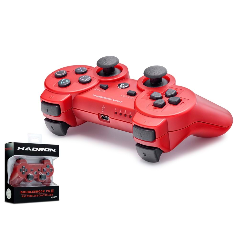 HADRON HD306K GamePad PS3 Uyumlu - Kırmızı