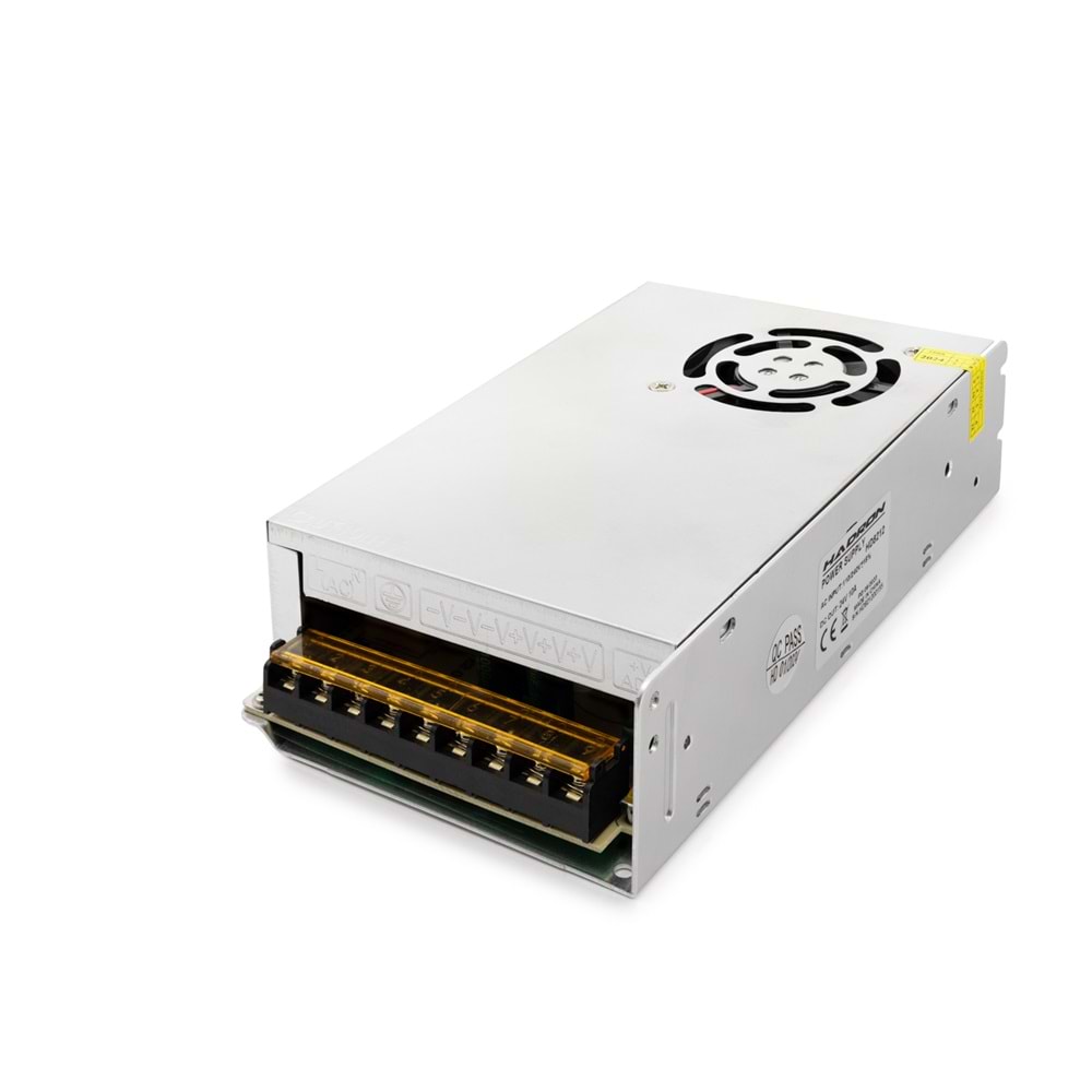 HADRON HD8212 Metal Adaptör 24V 10A Silver