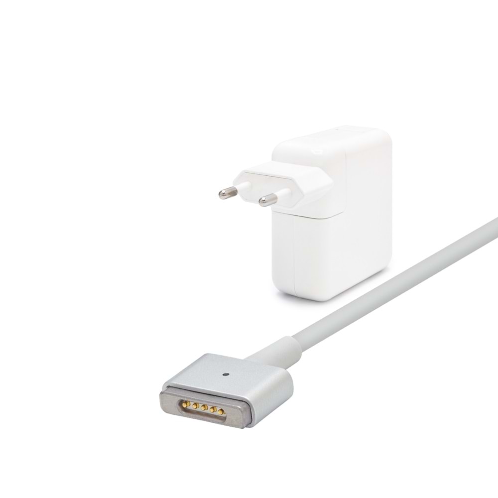 HADRON HD8830 16.5V 3.65A 60W Laptop Adaptörü - T Tip - Apple MacBook Uyumlu - Beyaz