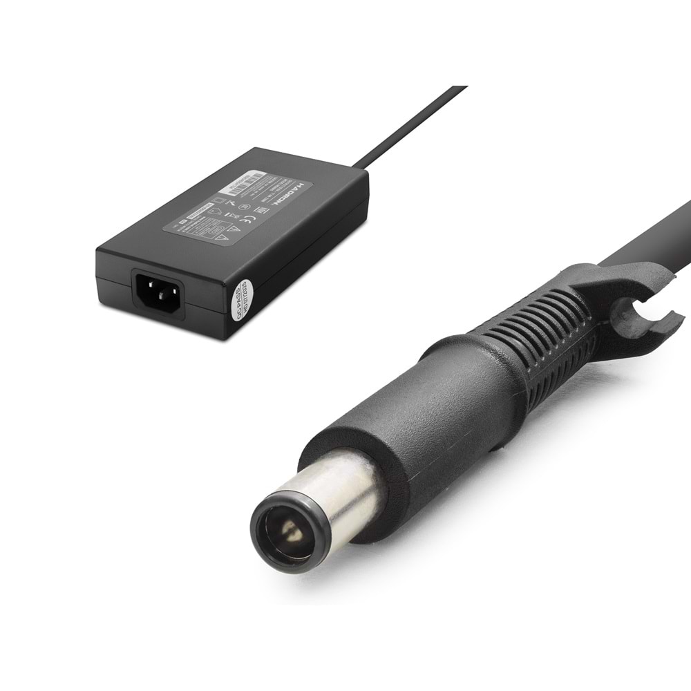 HADRON HD8893 19.5V 11.8A 230W Laptop Adaptörü - 7.4x5.0mm - HP, Dell Uyumlu - Siyah