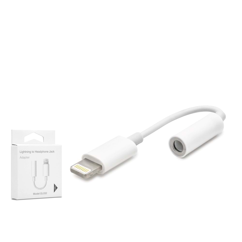 HADRON HDX1003 Lightning to 3.5 mm Bluetooth Ses Adaptörü Siyah - Beyaz