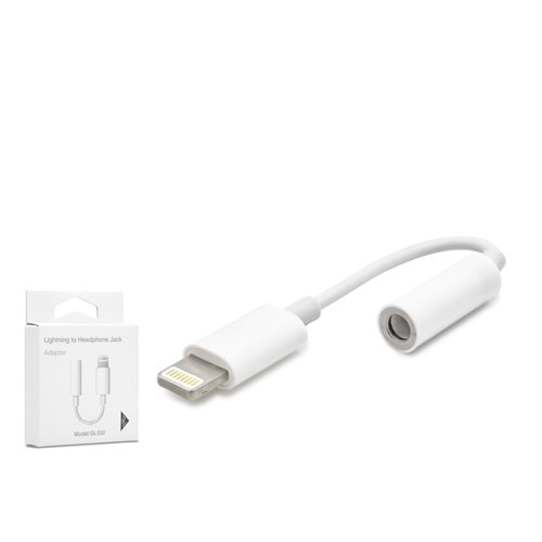 HADRON HDX1003 Lightning to 3.5 mm Bluetooth Ses Adaptörü Siyah - Beyaz