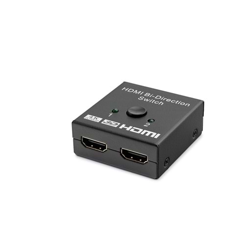 HADRON HDX1296 HDMI Switch Bi-Direction 2 In 1 Out - Siyah