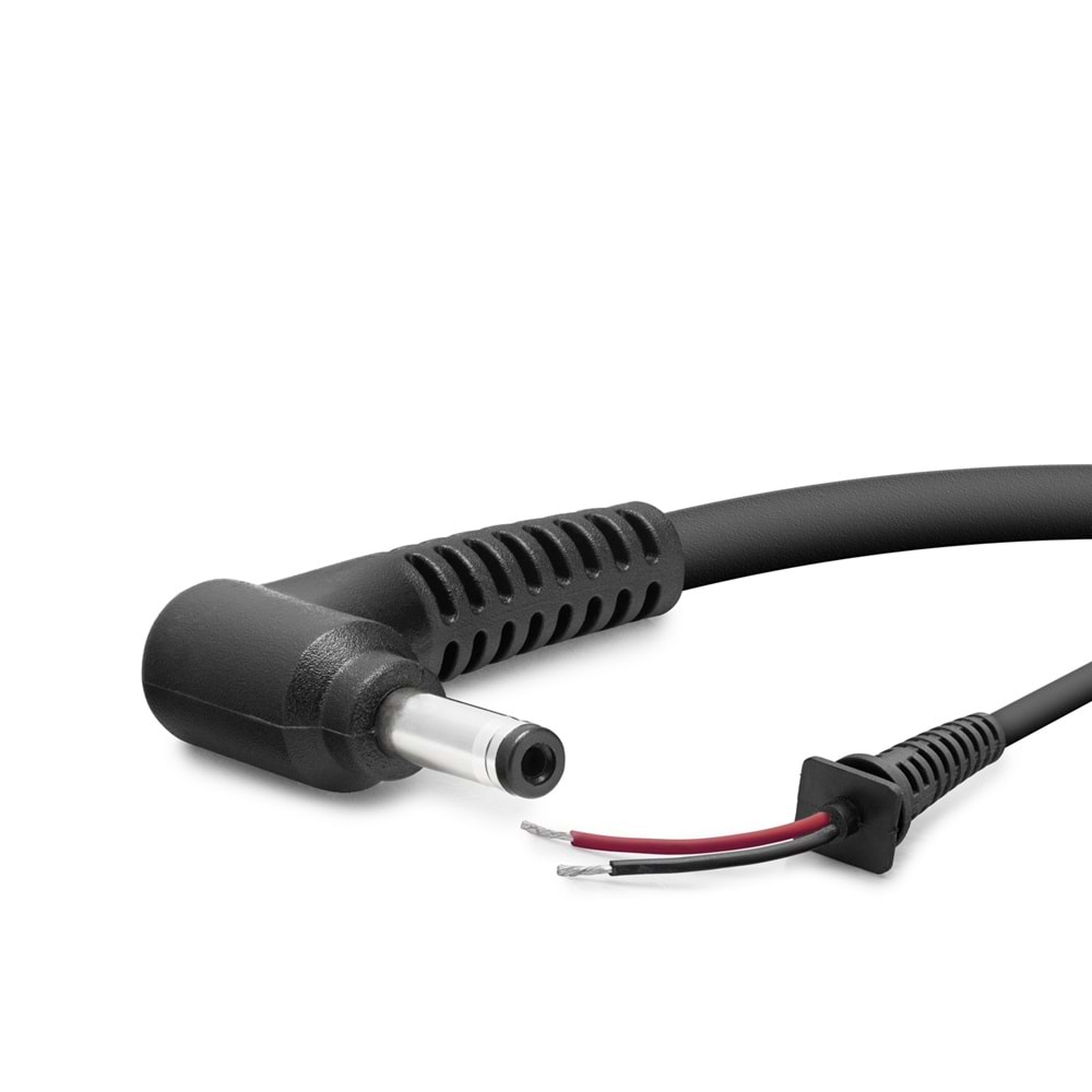 HADRON HDX1319 Laptop DC Jack Kablosu 3.5x1.35 mm L Tip 1.2 m - Siyah