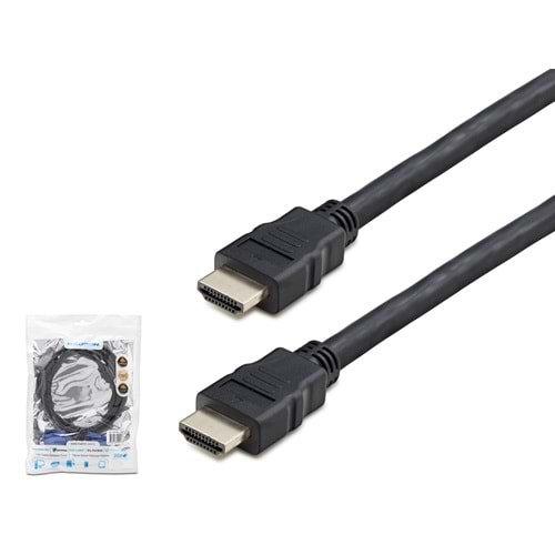 HADRON HDX2018 HDMI Kablo OD 7.8 mm 10 m - Siyah