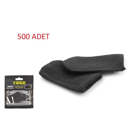 HADRON HDX3577P-500 Adet Mobil Oyun Parmak Eldiveni Dokunmatik Hassasiyet PUBG CoD Free Fire Uyumlu - Siyah