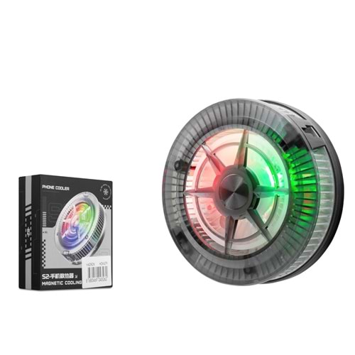 HADRON HDX4379 Telefon Soğutucu Fan Manyetik LED - Siyah