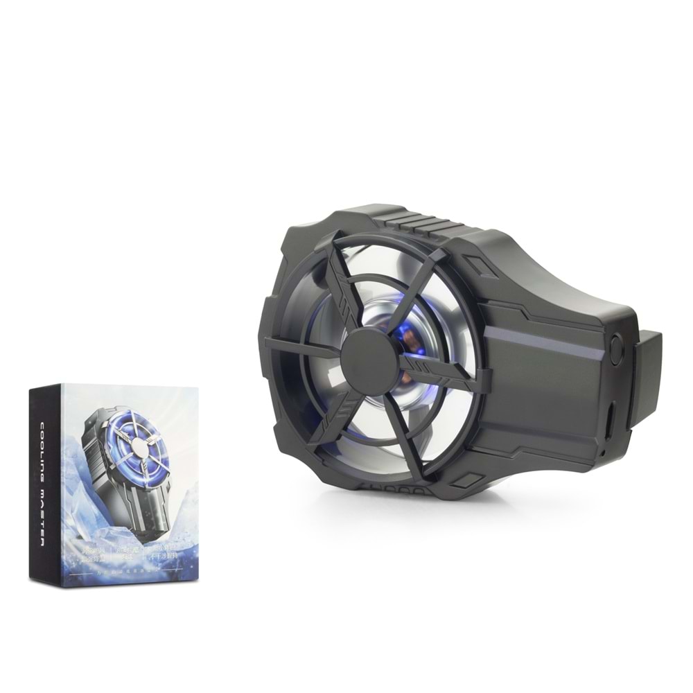 HADRON HDX4388 Telefon Soğutucu Fan Bataryalı LED - Siyah