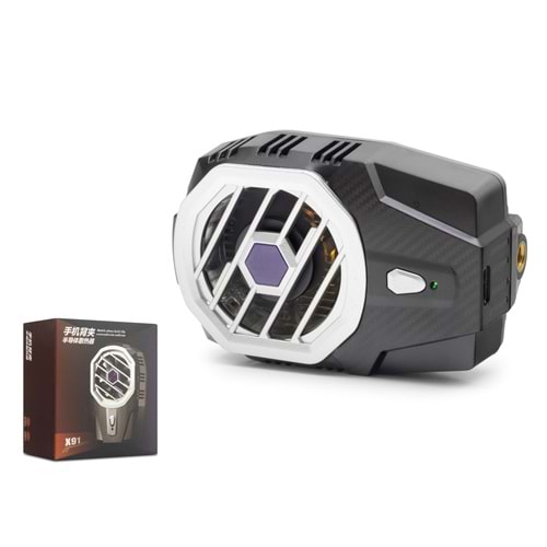 HADRON HDX4393 Telefon Soğutucu Fan Bataryalı - Siyah