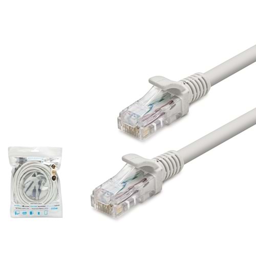 HADRON HDX5042 Cat6 Ethernet Patch Kablosu 1 Gbps 250 MHz 2 m - Gri