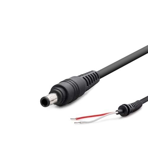 HADRON HDX5510 Laptop Adaptör DC Jack Kablosu 5.0 x 3.0 mm Asus / Samsung Uyumlu 1.2 m - Siyah