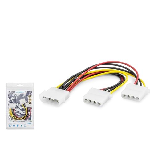 HADRON HDX5526 IDE Power Y Kablosu 2 in 1 - Beyaz