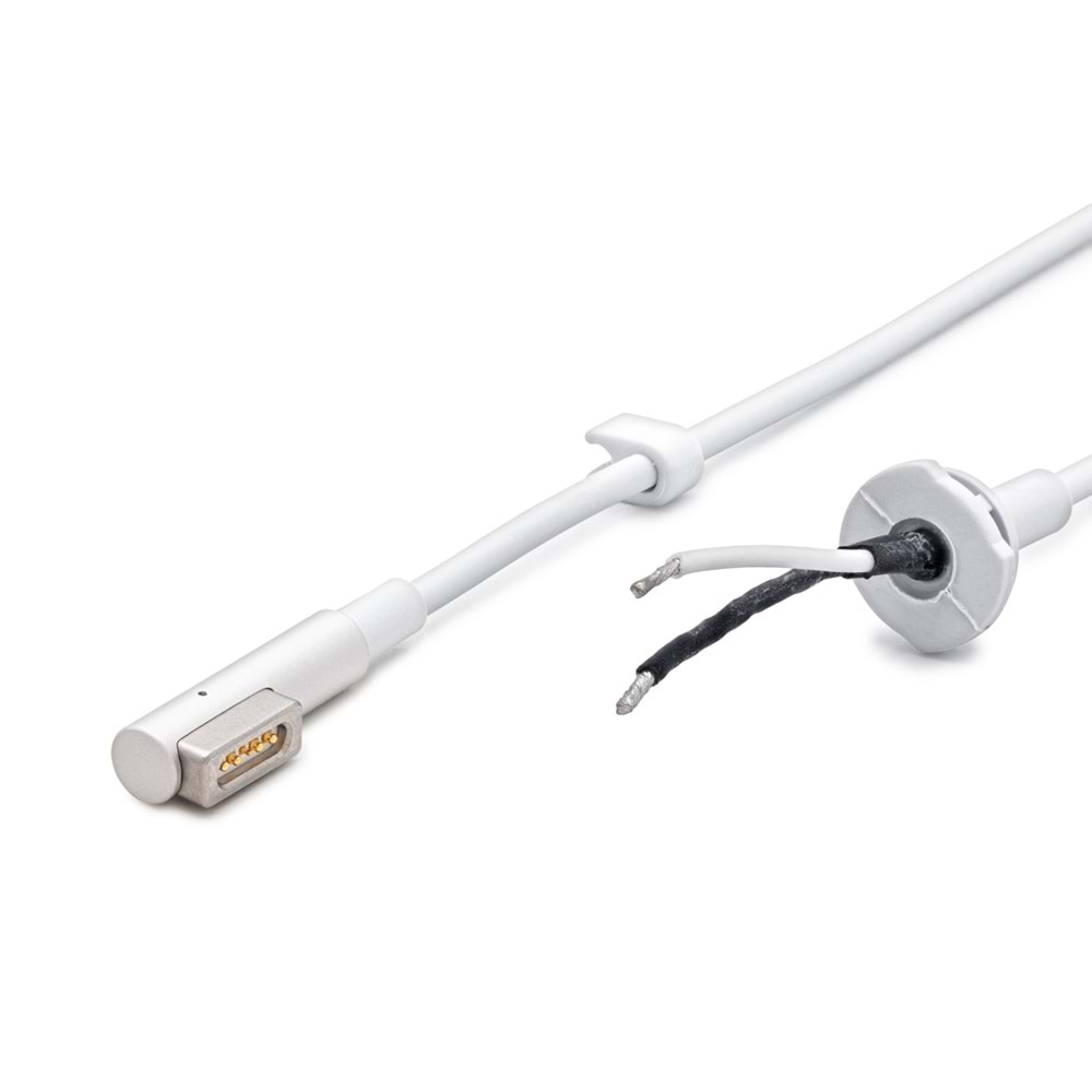 HADRON HDX5543 Laptop Adaptör DC Jack Kablosu 60W L Tip Apple MacBook Uyumlu 1.2 m - Beyaz