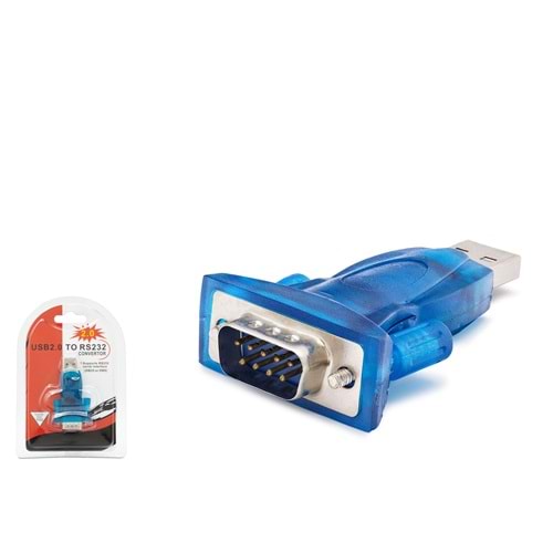 HADRON HDX7511 USB to RS232 Seri Port Çevirici - Mavi