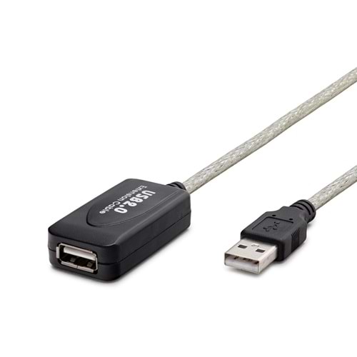 HADRON HDX7514 USB Uzatma Kablosu 5 m - Silver Siyah