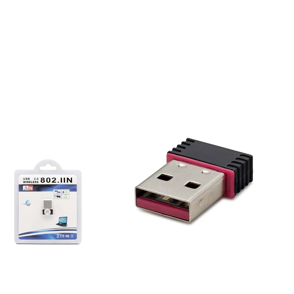 PIX-LINK LV-UW01B USB WiFi Adaptör 150 Mbps - Siyah