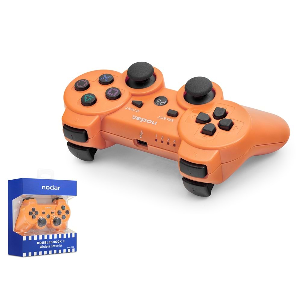 NODAR ND600K GamePad PS3 Uyumlu - Turuncu