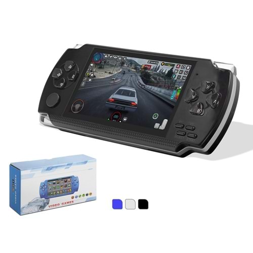 NODAR ND756 Retro El Oyun Konsolu 2.8 inç TFT Ekran Dahili Batarya - Siyah