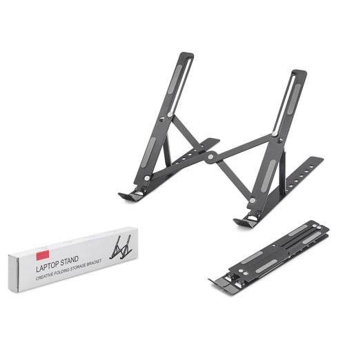 NODAR ND8031 Katlanır Ayarlanabilir Masaüstü Tablet ve Laptop Standı Metal - Siyah