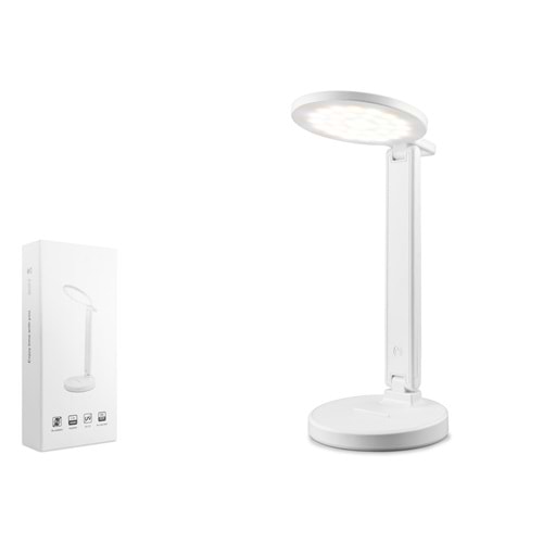 ELBA Q908 USB Şarjlı Masa Lambası - Beyaz