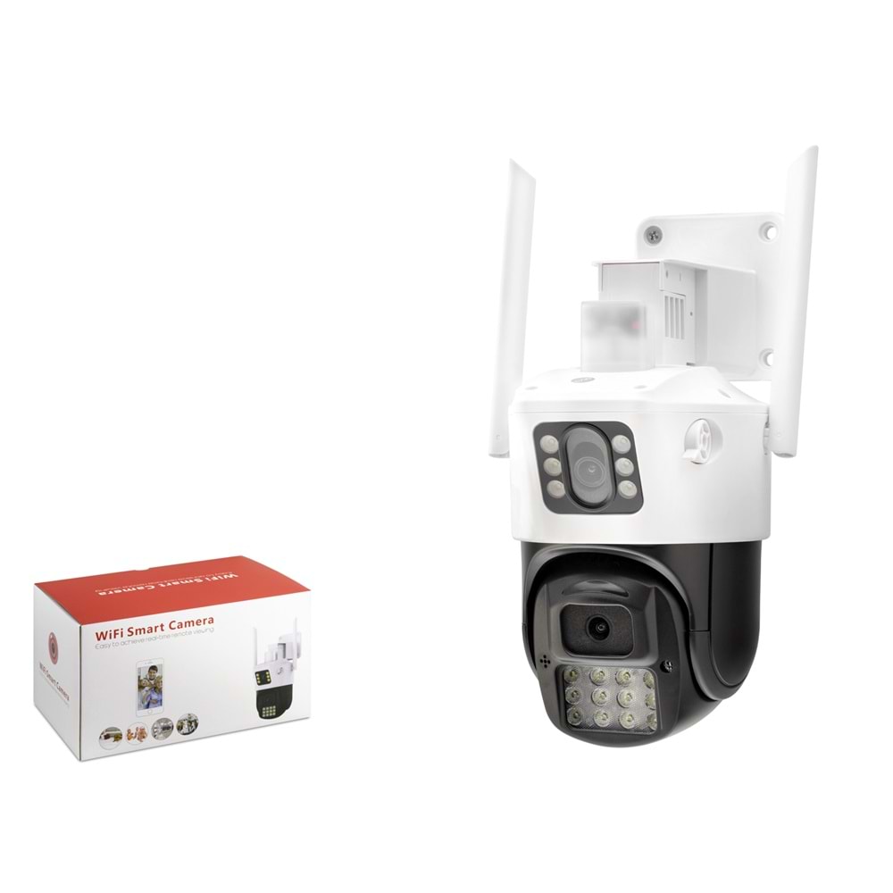 X5-Tech RX-23AI Wi-Fi Speed Dome IP Kamera 2 × 3 MP iCSee Beyaz