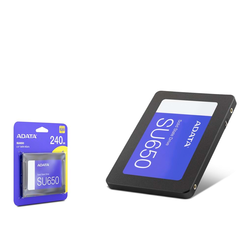 ADATA SU650-240 SSD 240 GB GT-R SATA III 2.5 520/450 MB/s - Siyah