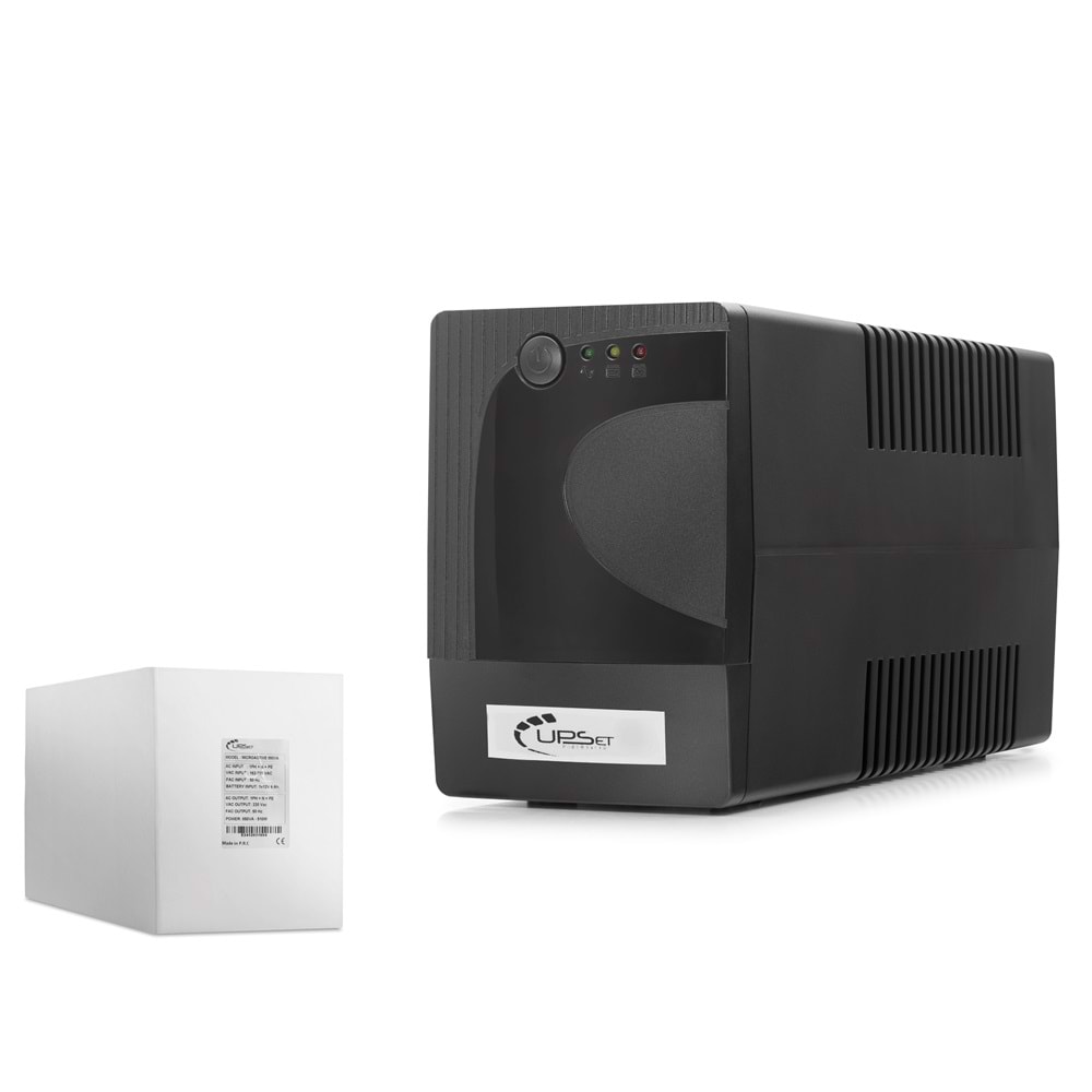 UPSET UPSET850 UPS Kesintisiz Güç Kaynağı - 850VA - Siyah